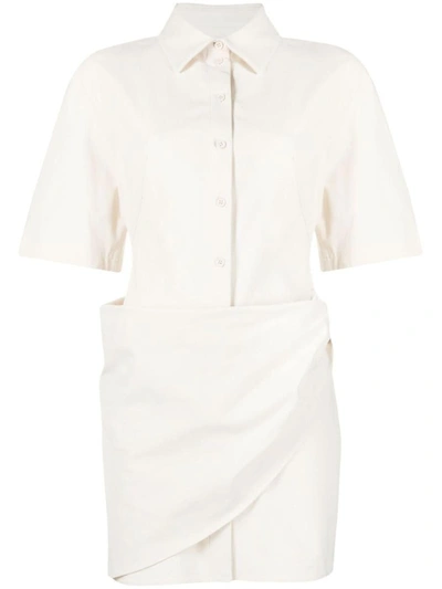 Shop Jacquemus La Robe Camisa. Clothing In White