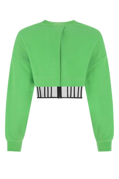 Shop Alexander Mcqueen Sweatshirts In Green