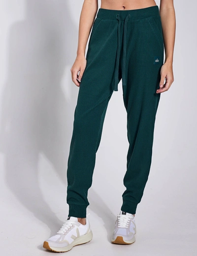Shop Alo Yoga Muse Sweatpant In Green