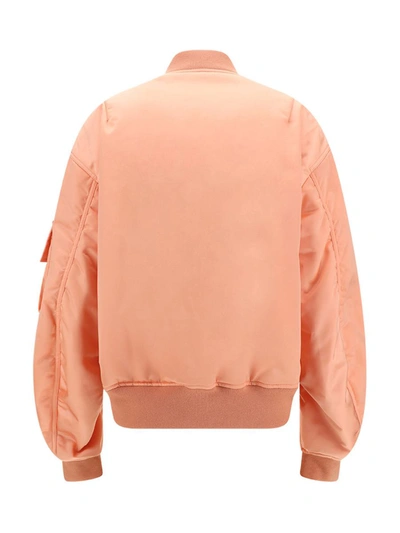Shop Off-white Jackets In Peach Orange