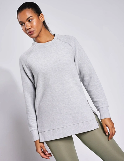 Shop Varley Manning Sweat In Grey