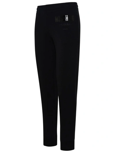 Shop Moschino Pantalone Jogging In Black