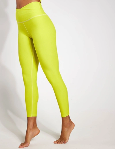 Shop Beyond Yoga Spacedye At Your Leisure High Waisted Midi Legging In Green
