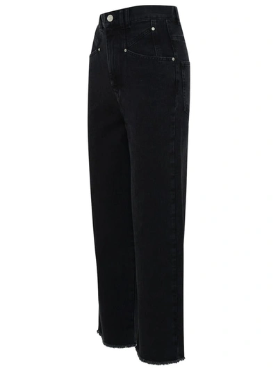 Shop Isabel Marant Jeans Dilali In Black