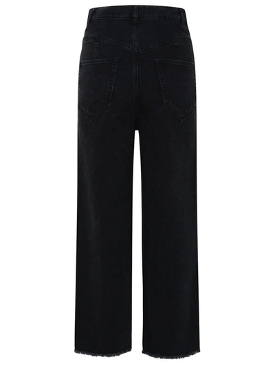 Shop Isabel Marant Jeans Dilali In Black