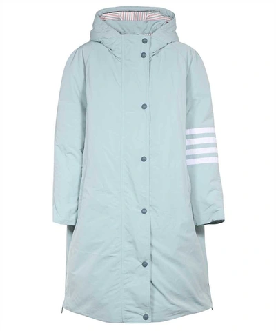 Shop Thom Browne Hooded Parka In Green