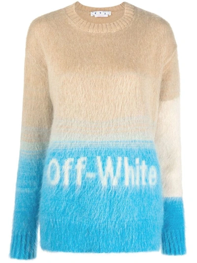 Shop Off-white Sweaters In Blue