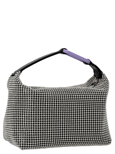 Shop Eéra 'moon' Handbag In Silver