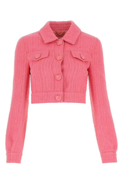 Shop Moschino Jackets In Pink