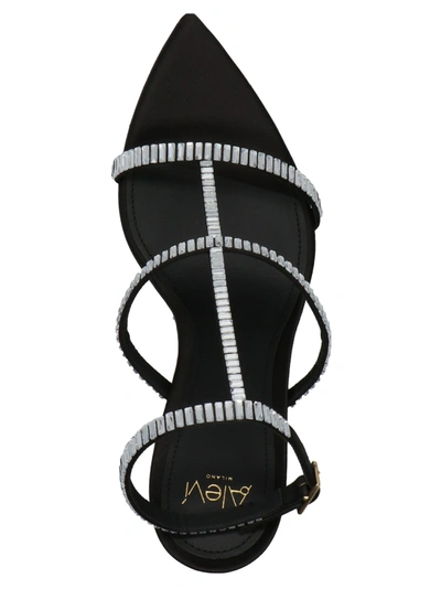 Shop Alevì 'lisa' Sandals In Black