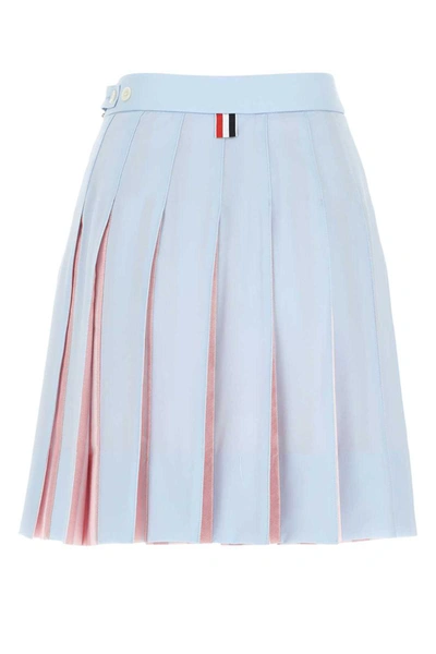 Shop Thom Browne Skirts In Light Blue