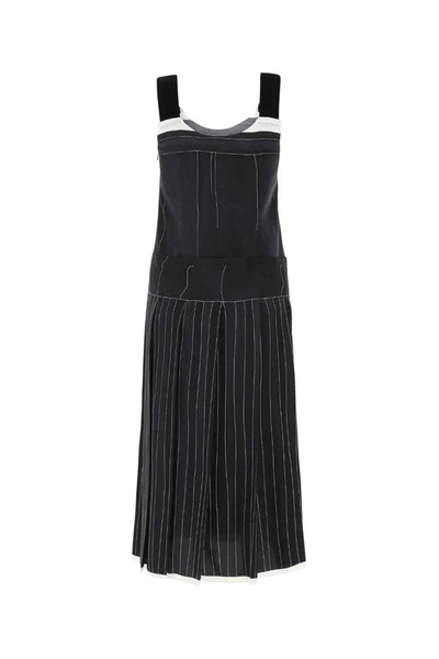 Prada Printed Silk Dress In Printed