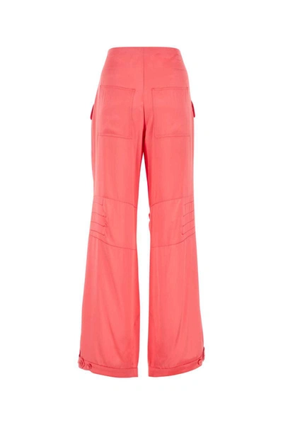 Fendi Cargo Pant With Adjustable Cuffs And Multiple Pockets In Pink