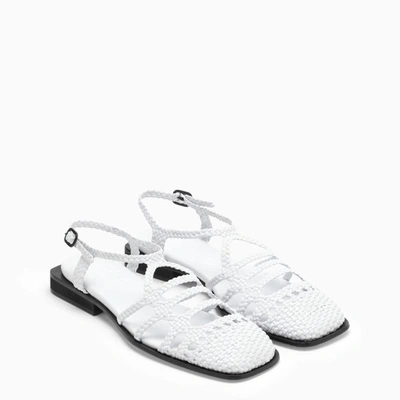 Shop Hereu Barana Low Sandal In White
