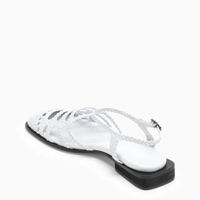 Shop Hereu Barana Low Sandal In White