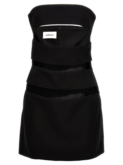 Shop Monot Cut Out Minidress In Black
