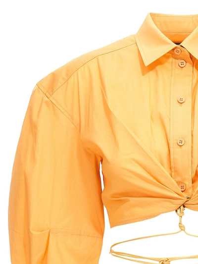 Shop Jacquemus 'plidao' Shirt In Yellow
