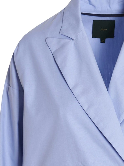 Shop Jejia 'charlotte' Blazer Jacket In Light Blue