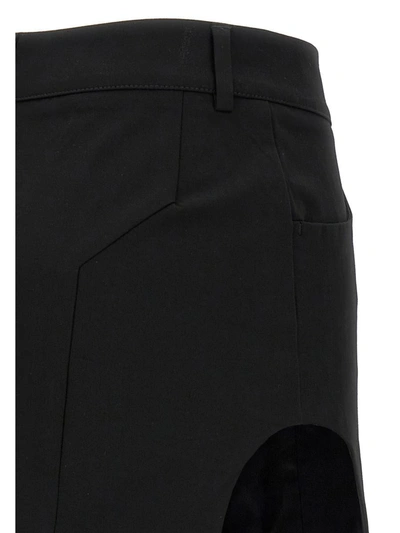 Shop Heron Preston 'gabardine Cut Out' Skirt In Black