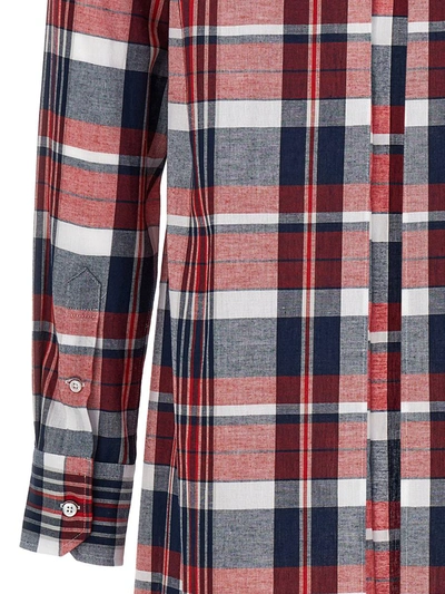 Shop Thom Browne 'open Back Twisted' Shirt In Multicolor