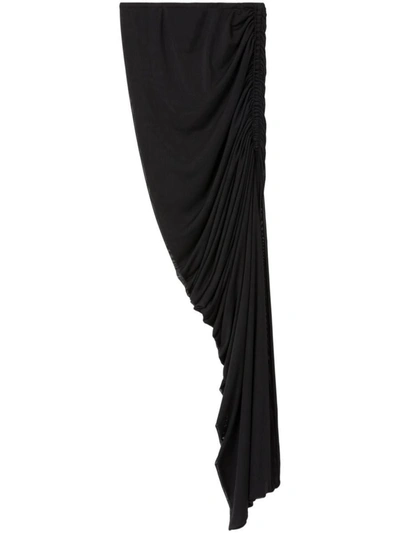 Shop Az Factory By Ester Manas Az Factory X Ester Manas Side Slit Long Skirt In Black