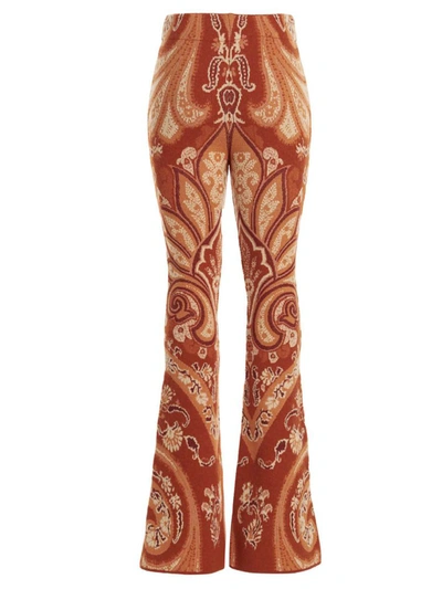 Etro Pants In Orange