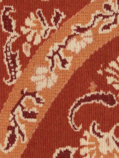 Etro Pants In Orange