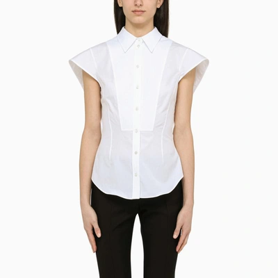 Shop Alexander Mcqueen Structured Shirt In White
