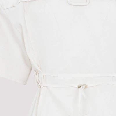 Shop Jacquemus La Chemise Artichaut Shirt In Nude &amp; Neutrals