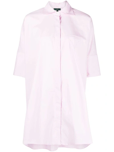 Shop Jejia Cotton Short Sleeve Shirt In Pink