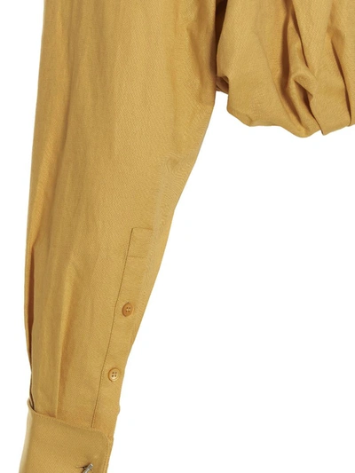 Shop Jacquemus 'ma Viscose' Shirt In Yellow