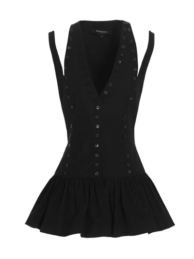 Rochas Multi Button Top In Black