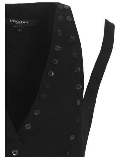 Rochas Multi Button Top In Black