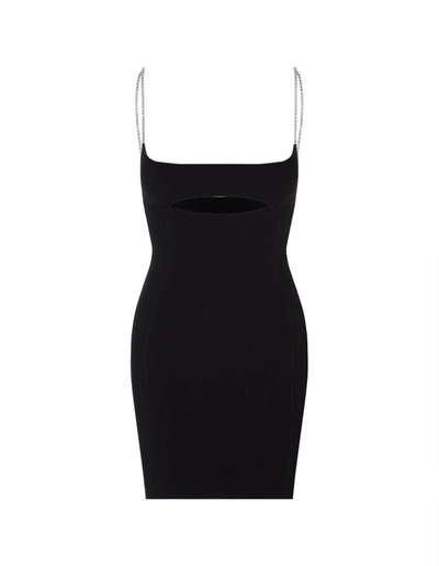 Shop Gcds Bling Mini Dress In Black