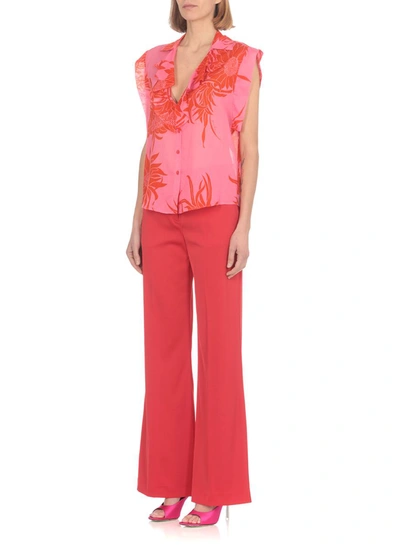 Shop Pinko Trousers Red