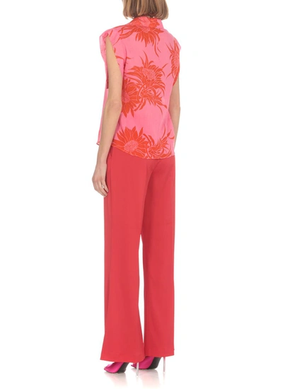 Shop Pinko Trousers Red