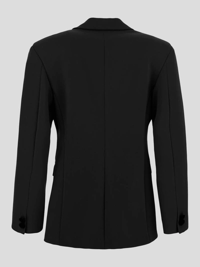 Shop Amen Oversize Jacket In Black