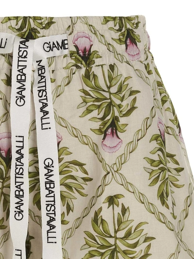 Shop Giambattista Valli Floral Print Shorts In Multicolor