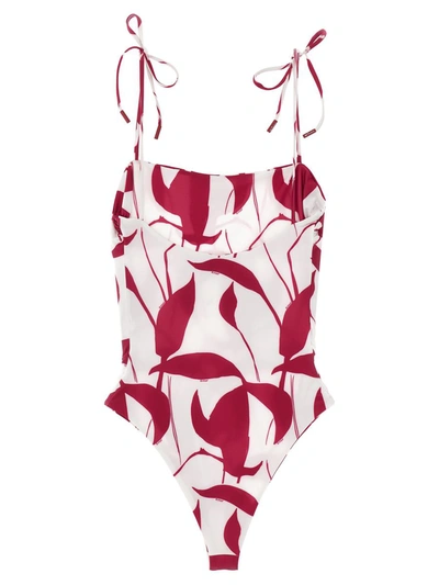 Shop Kiton Printed One-piece Swimsuit In Multicolor