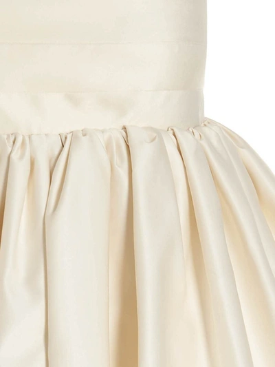 Shop Rotate Birger Christensen Rotate 'twill Mini Ruffle' Capsule Modal Dress In White