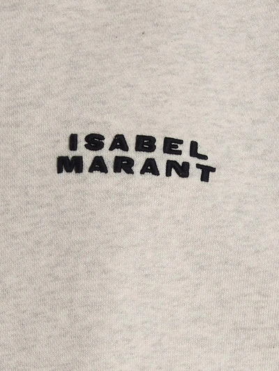 Shop Isabel Marant 'scott' Hoodie In Beige