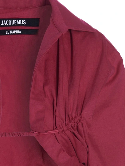 Shop Jacquemus 'ma Viscose' Shirt In Fuchsia