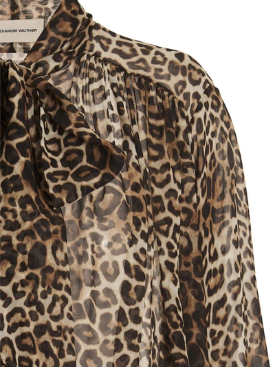 Shop Alexandre Vauthier 'leopard' Bloise In Multicolor
