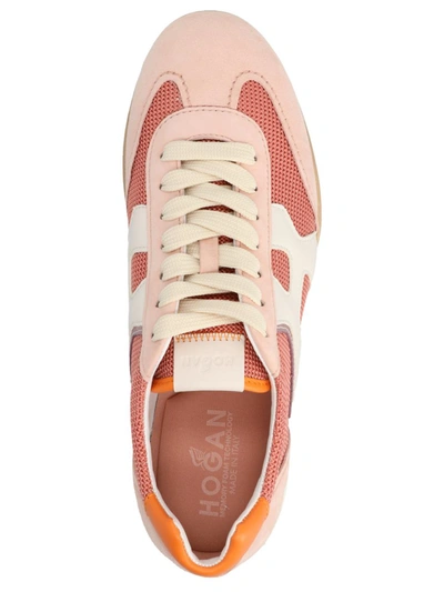Shop Hogan 'olympian-z' Sneakers In Pink
