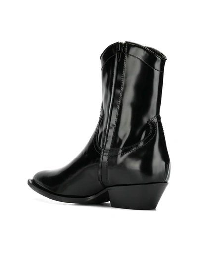 Shop Philosophy Di Lorenzo Serafini Cowboy Boots In Black