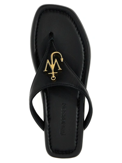 Shop Jw Anderson J.w. Anderson 'anchor' Sandals In Black