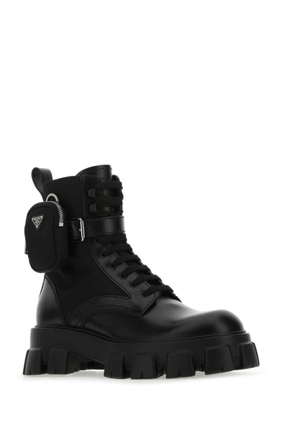 Shop Prada Boots In Black