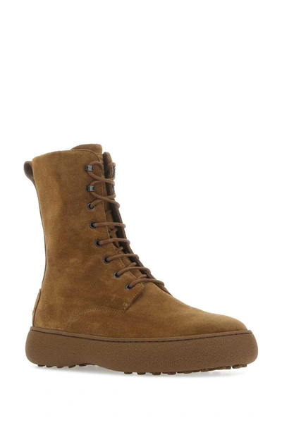 Shop Tod's Boots In Camel