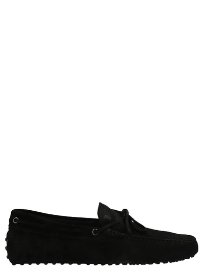 Shop Tod's 'driver' Loafers In Black
