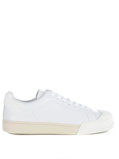 Shop Marni Sneakers In White